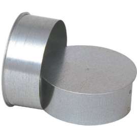 6" Galv Tee Cap/Plug