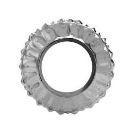 SELKIRK 105810 Storm Collar, 5 in Vent Hole, Galvanized Steel