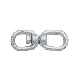 National Hardware 3252BC Series N241-075 Chain Swivel, 1/4 in, 850 lb Weight Capacity, Galvanized Steel