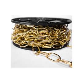 BARON 2200 Decorator Chain, #10, Brass