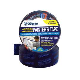 Blue Dolphin TP EXT S 0150 Smooth Surface Exterior Tape, 45 yd L, 1.41 in W