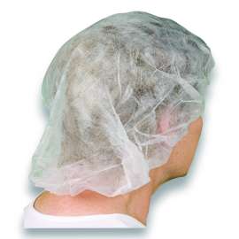 BC Series Bouffant Caps, 24", White, 1,000/Carton
