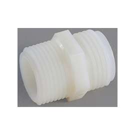 Anderson Metals 53778-1212 Hose Adapter, 3/4 in GHT x 3/4 in MPT, 150 psi, Nylon