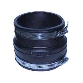 Fernco P1059-33 Pipe Coupling, 3 in Socket, 3.99 in L, Black