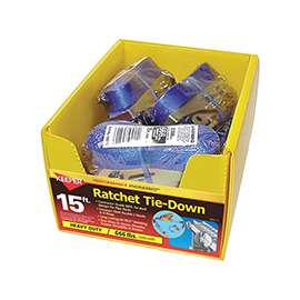 KEEPER 89515-10 Tie-Down, 666 lb Weight Capacity, 15 ft L, Steel End Fitting