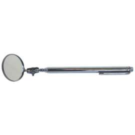 Pocket Telescoping Inspection Mirrors, 1 1/4 in Dia., 4 1/2 in-18 1/2 in L