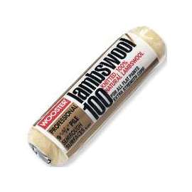 WOOSTER R292-9 Paint Roller Cover, Oil, Water-Based Paint, 3/4 in Thick Nap, Lambs Wool Cover, Buff