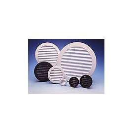 Maurice Franklin PLW-100 Series PLW100 2 Screen Louver, Polypropylene, White
