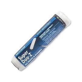 WOOSTER R203-9 Paint Roller Cover, 3/4 in Thick Nap, Fabric Cover, White