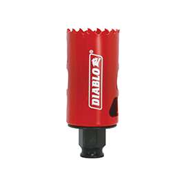 Diablo DHS1500 High Performance Hole Saw, 3/8 in Arbor, 2-3/8 in D Cutting, Bi-Metal Cutting Edge