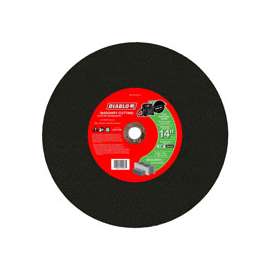 Diablo DBD140125A01C Cut-Off Disc, Aluminum Oxide, 14 in Dia