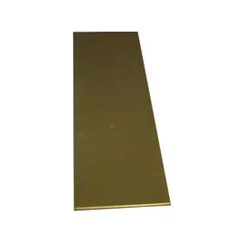 K & S 8249 Metal Strip, 12 in L, 2 in W, Brass
