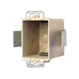 Allied Moulded FiberglassBOX 9361-ESK Electrical Box, Rectangular, Fiberglass/Polyester, Beige/Tan