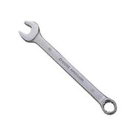 Vulcan Patented V-Groove Combination Wrench, 7/16 In, 15 Deg Offset, Chrome Vanadium Steel, High Polish