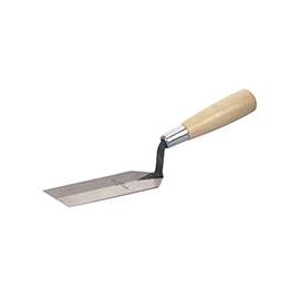 Marshalltown 58 Margin Trowel, Tempered Blade, Wood Handle