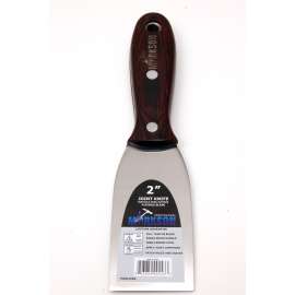 MARKSON Putty Knife 2", Scraper Tool with Pakka Wooden Handle, Spackle Knife, Stainless Steel Blade Joint Knife