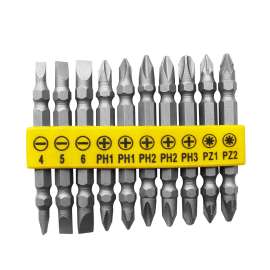 FORGE 10 Piece Screwdriver Bits Set