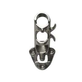 Valley Forge AL1 Flag Pole Bracket, 9 in L, 4 in W, 2 in H, Aluminum