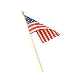 Valley Forge USE12D USA Stick Flag Display, Poly Cotton