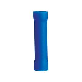 GB 20-123 Fully Insulated Butt Splice, 16 to 14 AWG, Vinyl, Blue