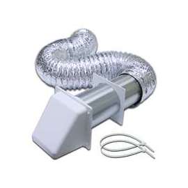 LAMBRO 1373W Preferred Hood Vent Kit, 10-Piece, For Gas and Electric Dryer Installations
