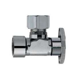 Plumb Pak PP54PCLF Shut-Off Valve, 1/2 x 7/16 in FIP x Compression, Chrome