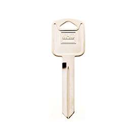 HY-KO 11010H75 Key Blank, Brass, Nickel, For Ford, Lincoln, Mercury Vehicles