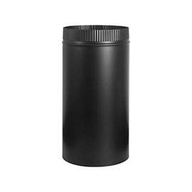 Imperial BM0104 Stove Pipe, 12 in L, 8 in Dia, 24 ga Thick, Steel