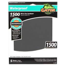 5PK9x11 1500G Sandpaper