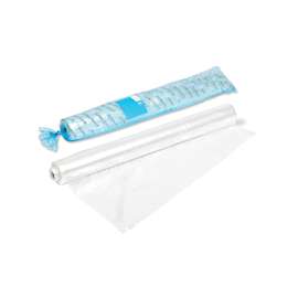 Polytarp 01-0049 Light Duty Polyfilm, 10 ft W x 100 ft L, Clear, Polyethylene