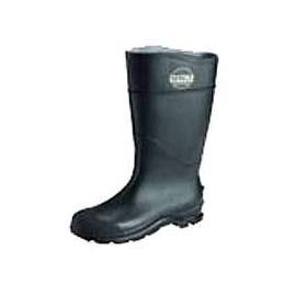 Servus 18822-5 Non-Insulated Knee Boot, #5, Plain Toe, Pull On Closure, PVC, Black