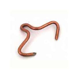 Seymour 69302 Hog Ring, Slant Point, Steel, Copper