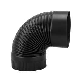 Imperial BM0025 Stove Pipe Elbow, 90 deg, 8 in, Steel