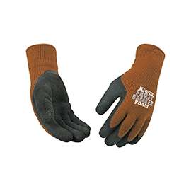 Frost Breaker 1787-L High-Dexterity Protective Gloves, L, Knit Wrist Cuff, Regular Thumb, 11 in L, Brown, Acrylic