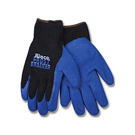 Frost Breaker 1789-S Protective Gloves, S, Knit Wrist Cuff, Regular Thumb, 11 in L, Black/Blue, Acrylic