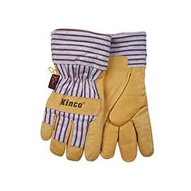 Heatkeep 1927-L Protective Gloves, L, Pigskin Leather, Palamino