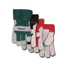 Heatkeep 1932-M Protective Gloves, M, Safety Cuff, Black/Green