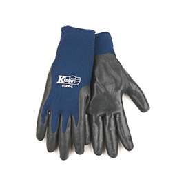 Kinco 1890-XL High-Dexterity Work Gloves, XL, Nylon, Gray/Navy Blue