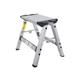 Core Distribution Mini Step Stool, 225 lb, Aluminum