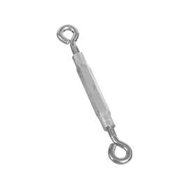National Hardware 2171BC Series N221-820 Turnbuckle, 65 lb Weight Capacity, Eye Fitting A, Eye Fitting B, Aluminum