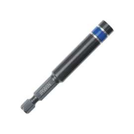 IRWIN 1837579 Bit Holder with C-Ring, 1/4 in Hex Drive, 1/4 in Hex Shank, Steel