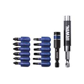 IRWIN 1840314 Impact Drive Guide Set, Steel, Black Oxide, 14-Piece