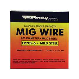 Forney 42287 MIG Welding Wire, 0.035 in Dia, Mild Steel