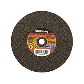 Forney 71844 Cut-Off Wheel, 46-Grit, Medium, Aluminum Oxide, 4 in Dia