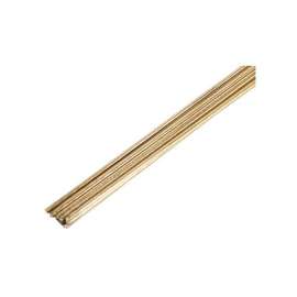 Forney 47300 Gas Brazing Rod, 18 in L, 1/8 in Dia, Brass