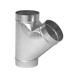 Imperial GV0997 Full Flow Duct Wye, 6 in, Steel