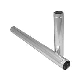 Imperial GV0388-A Round Pipe, 6 in Dia, Steel