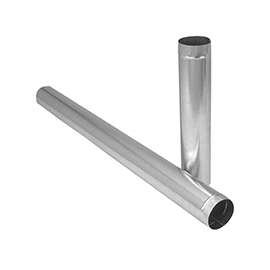 Imperial GV0405 Duct Pipe, 8 in Dia, Round Duct, Galvanized