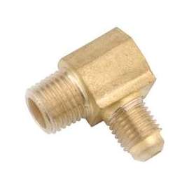 Anderson Metals 754049-0806 Tube Elbow, 1/2 in, 3/8 in, 90 deg