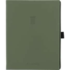 Foundation Undated Weekly/Monthly Planner, 8.5" x 6.75", Green Cover, 12-Month: Undated